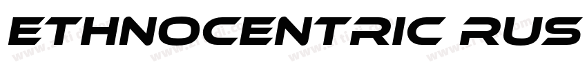Ethnocentric RUS LAT字体转换